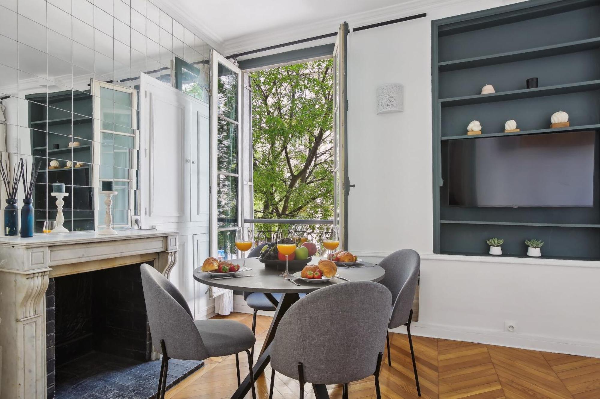 Le Marais 1Br Cozy Leilighet Paris Eksteriør bilde